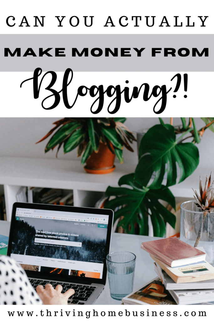 Can you actually make money from blogging pin for pinterest 
